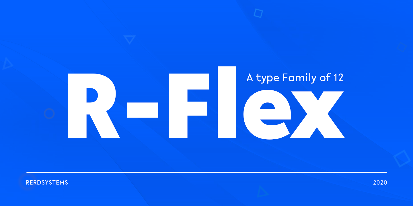 Schriftart R-Flex